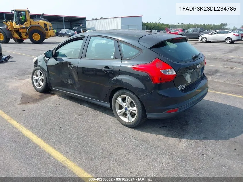 2013 Ford Focus Se VIN: 1FADP3K23DL234785 Lot: 40258032