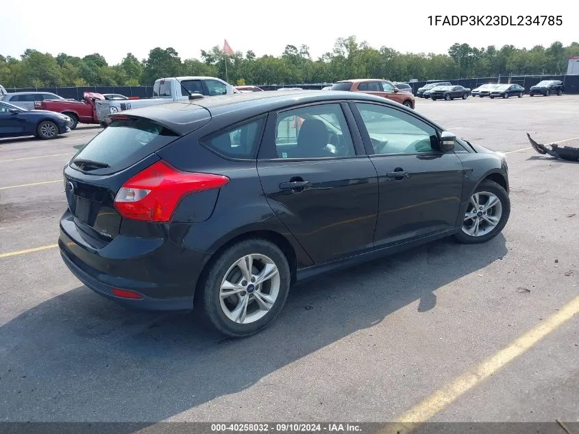 2013 Ford Focus Se VIN: 1FADP3K23DL234785 Lot: 40258032