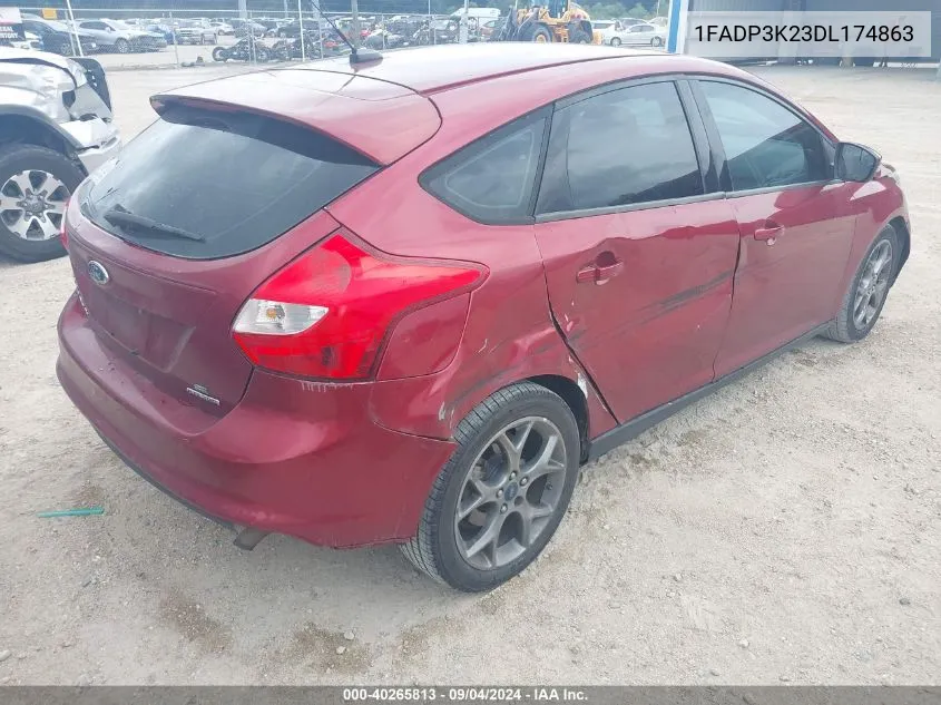 1FADP3K23DL174863 2013 Ford Focus Se