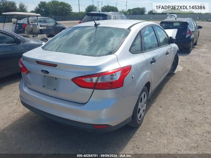 1FADP3E2XDL145386 2013 Ford Focus S