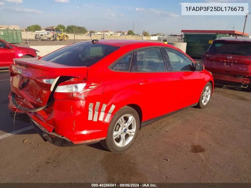 2013 Ford Focus Se VIN: 1FADP3F25DL176673 Lot: 40286581