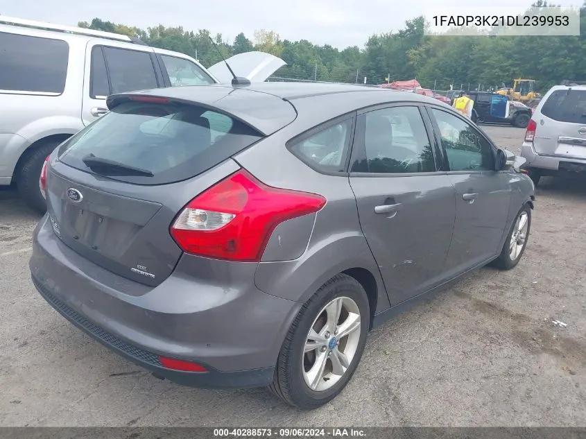 2013 Ford Focus Se VIN: 1FADP3K21DL239953 Lot: 40288573