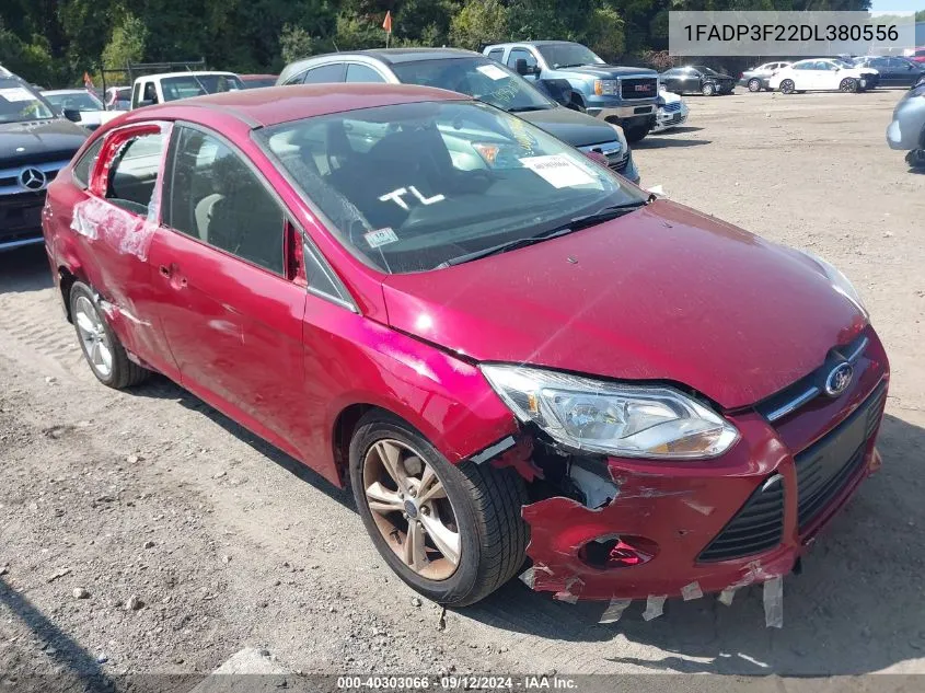 2013 Ford Focus Se VIN: 1FADP3F22DL380556 Lot: 40303066