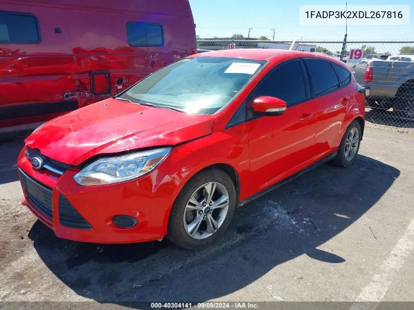 1FADP3K2XDL267816 2013 Ford Focus Se