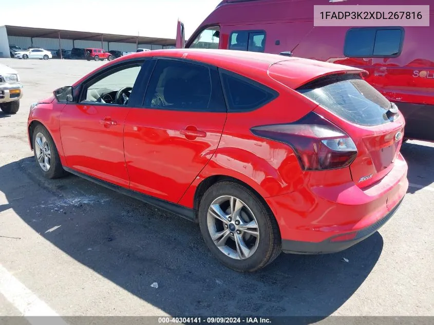 1FADP3K2XDL267816 2013 Ford Focus Se