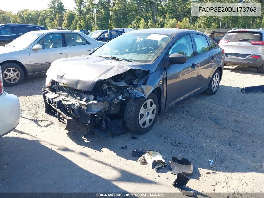 2013 Ford Focus VIN: 1FADP3E20DL173763 Lot: 40307932