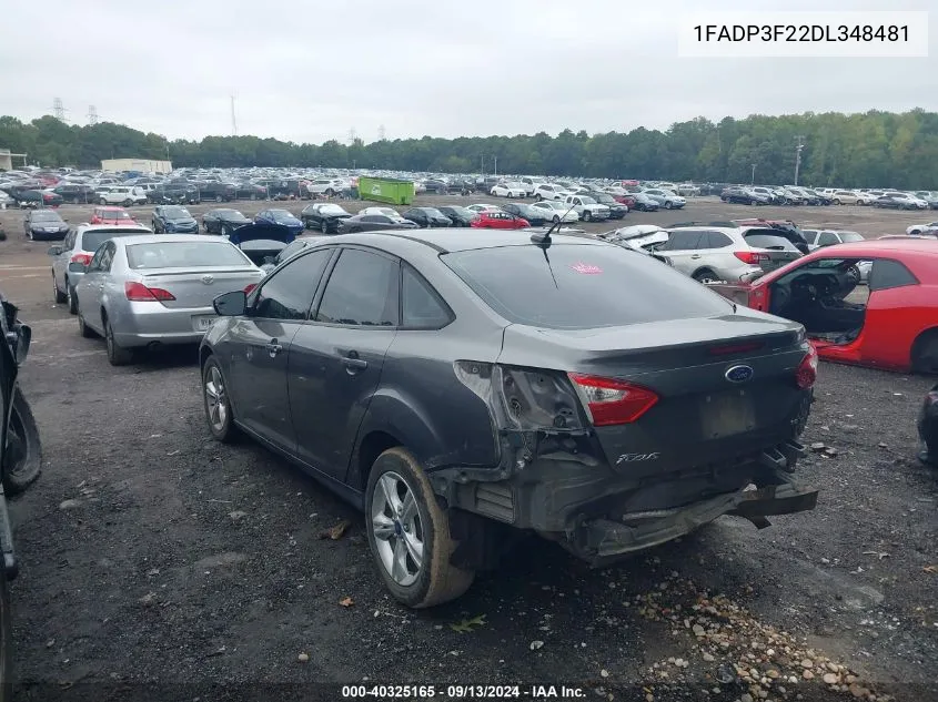 1FADP3F22DL348481 2013 Ford Focus Se