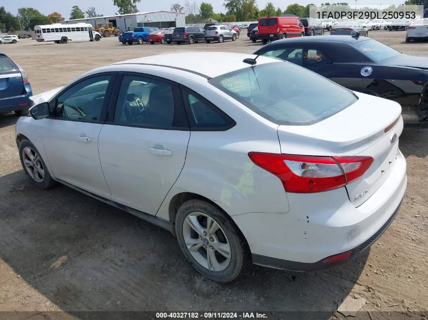 1FADP3F29DL250953 2013 Ford Focus Se