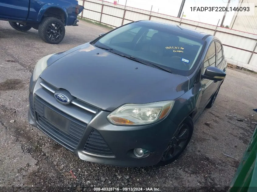 2013 Ford Focus Se VIN: 1FADP3F22DL146093 Lot: 40328716