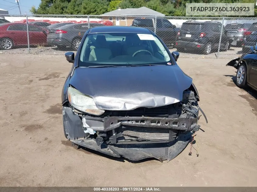 1FADP3F26DL363923 2013 Ford Focus Se