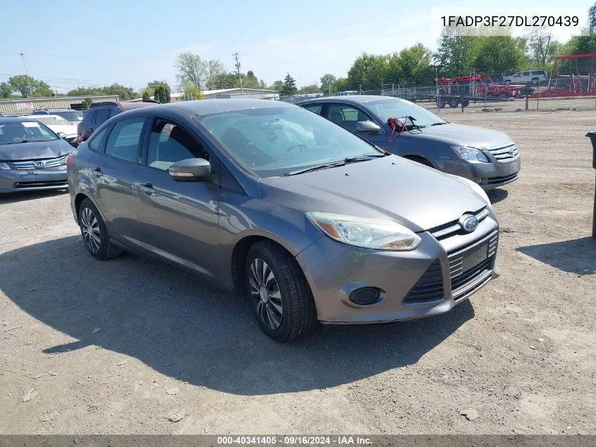 2013 Ford Focus Se VIN: 1FADP3F27DL270439 Lot: 40341405