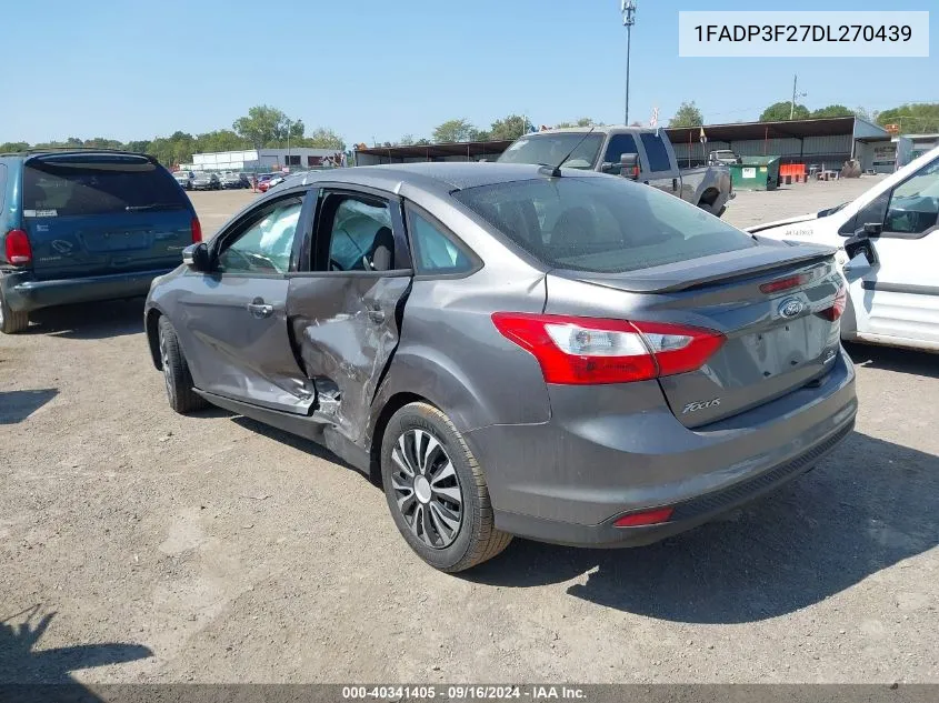 2013 Ford Focus Se VIN: 1FADP3F27DL270439 Lot: 40341405