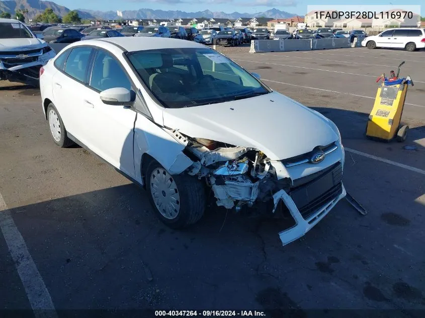 2013 Ford Focus Se VIN: 1FADP3F28DL116970 Lot: 40347264