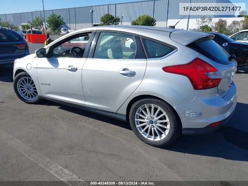 2013 Ford Focus Electric Bev VIN: 1FADP3R42DL271477 Lot: 40349309