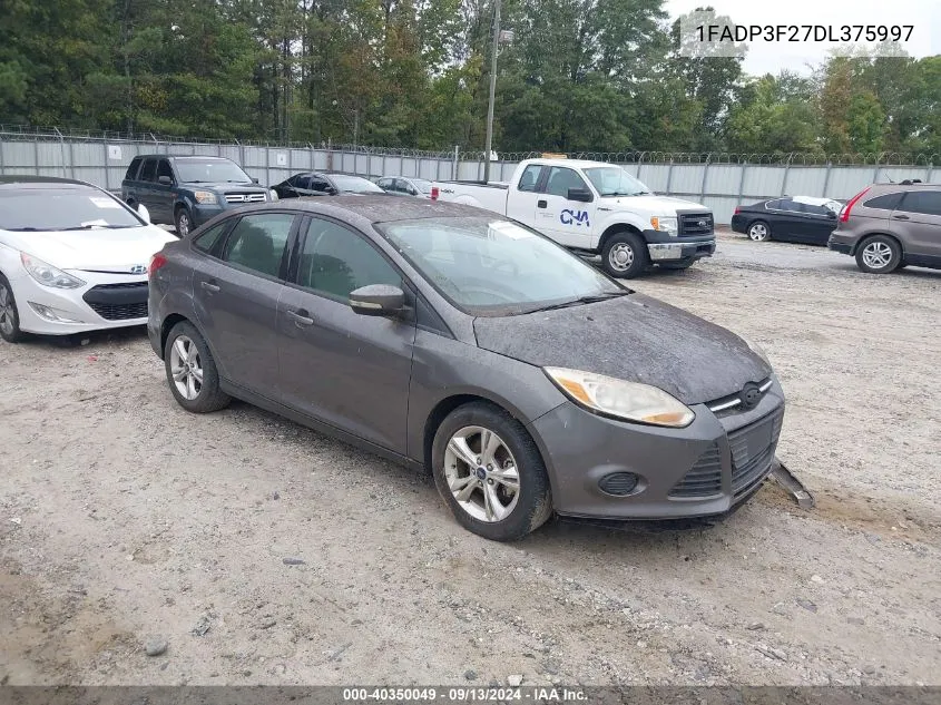 2013 Ford Focus Se VIN: 1FADP3F27DL375997 Lot: 40350049