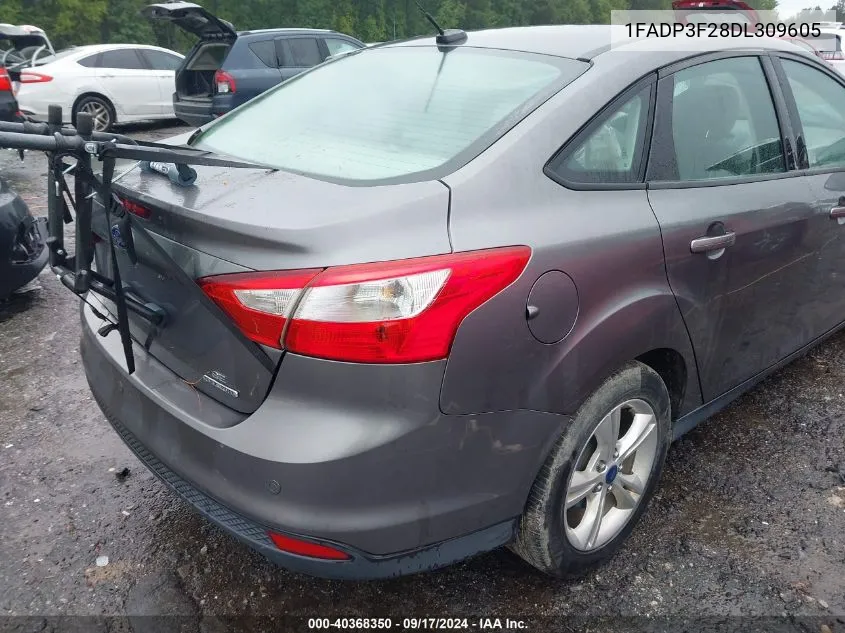 2013 Ford Focus Se VIN: 1FADP3F28DL309605 Lot: 40368350