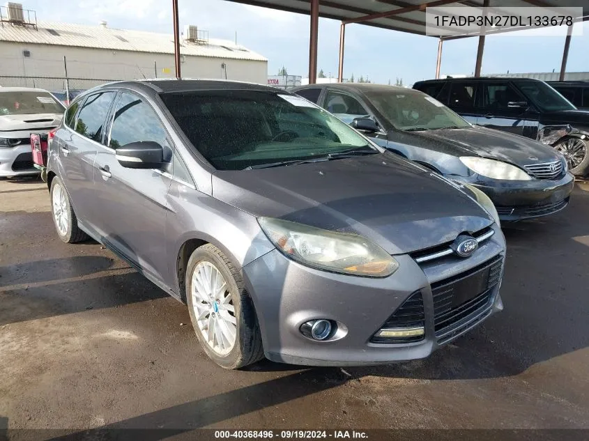 2013 Ford Focus Titanium VIN: 1FADP3N27DL133678 Lot: 40368496