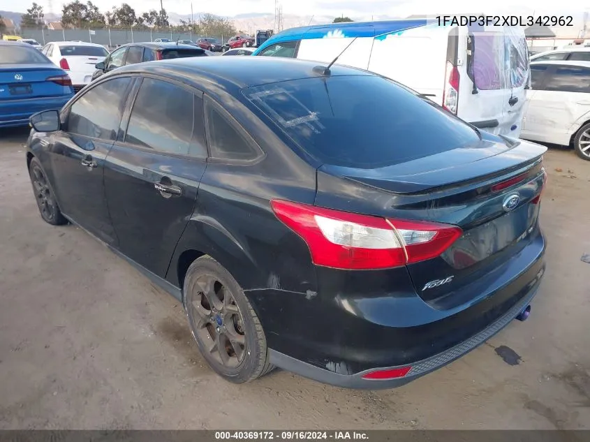 1FADP3F2XDL342962 2013 Ford Focus Se