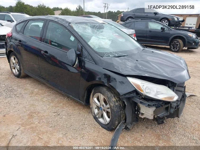 2013 Ford Focus Se VIN: 1FADP3K29DL289158 Lot: 40376281