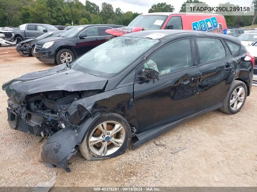 2013 Ford Focus Se VIN: 1FADP3K29DL289158 Lot: 40376281