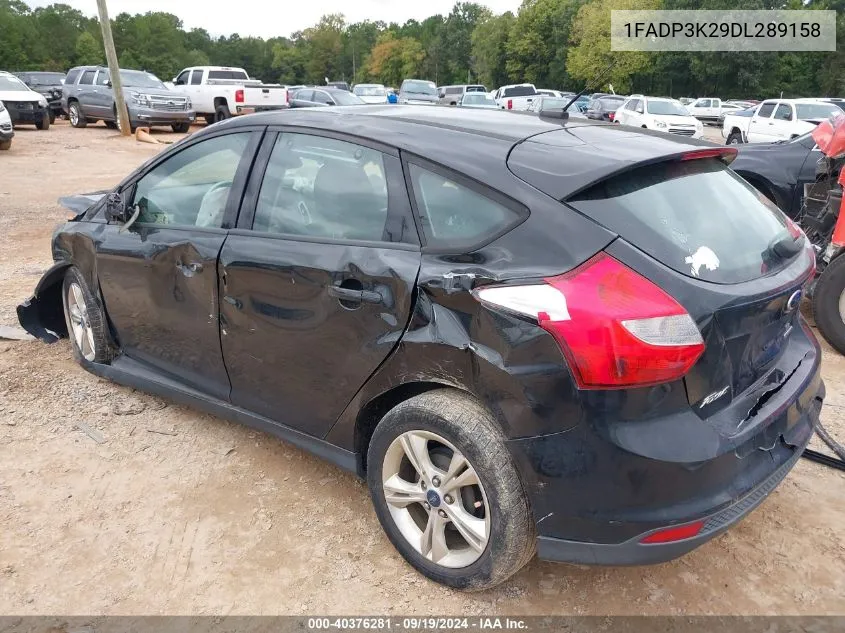 2013 Ford Focus Se VIN: 1FADP3K29DL289158 Lot: 40376281