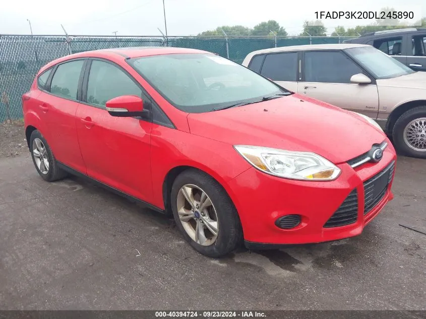 2013 Ford Focus Se VIN: 1FADP3K20DL245890 Lot: 40394724