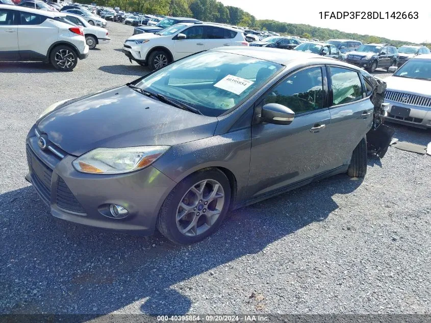 2013 Ford Focus Se VIN: 1FADP3F28DL142663 Lot: 40395854