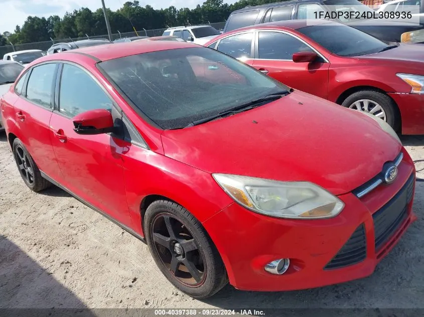 2013 Ford Focus Se VIN: 1FADP3F24DL308936 Lot: 40397388