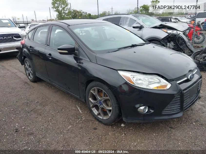 2013 Ford Focus Se VIN: 1FADP3K29DL247704 Lot: 40404125