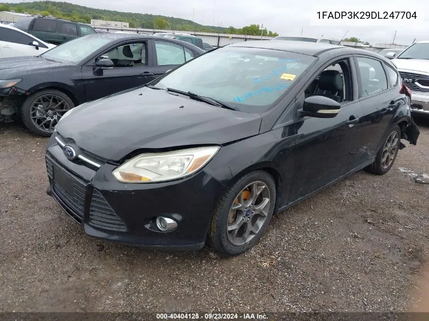 2013 Ford Focus Se VIN: 1FADP3K29DL247704 Lot: 40404125