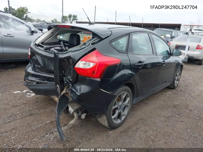 2013 Ford Focus Se VIN: 1FADP3K29DL247704 Lot: 40404125