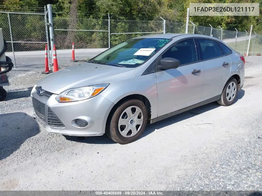 2013 Ford Focus VIN: 1FADP3E26DL121117 Lot: 40408889