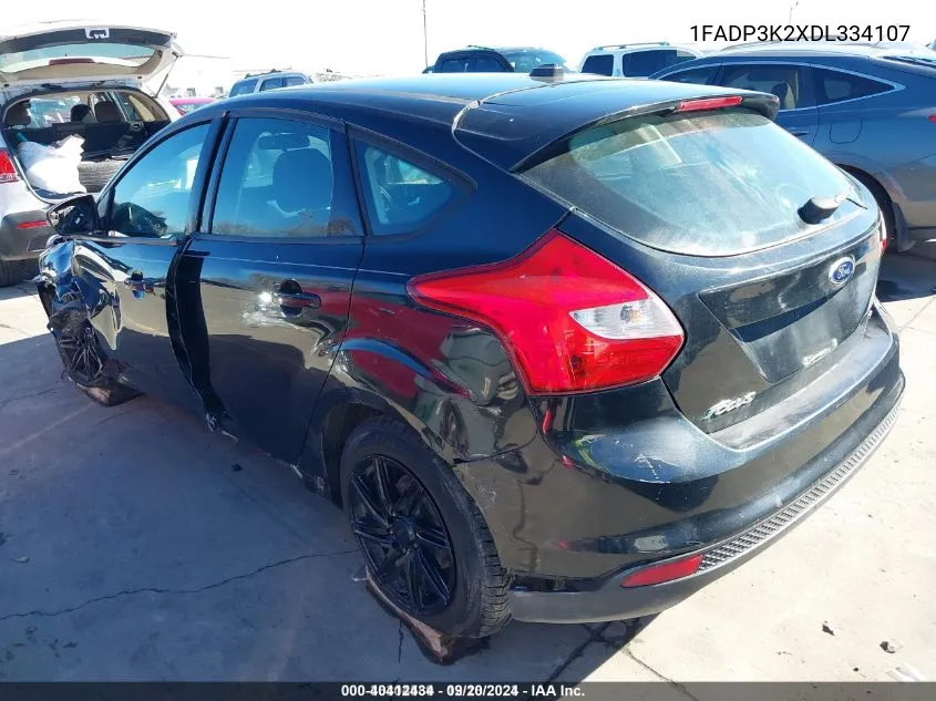 2013 Ford Focus Se VIN: 1FADP3K2XDL334107 Lot: 40412434