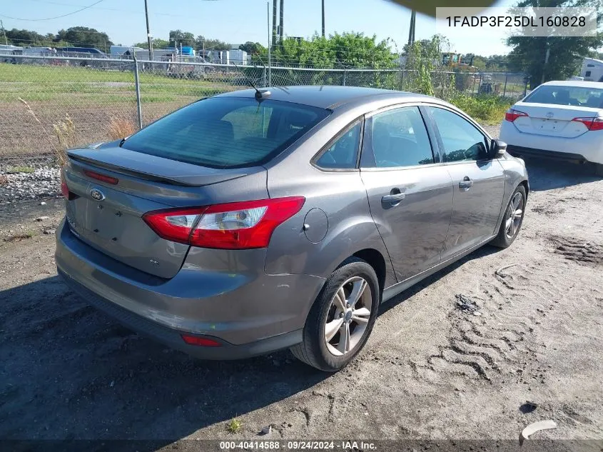 2013 Ford Focus Se VIN: 1FADP3F25DL160828 Lot: 40414588