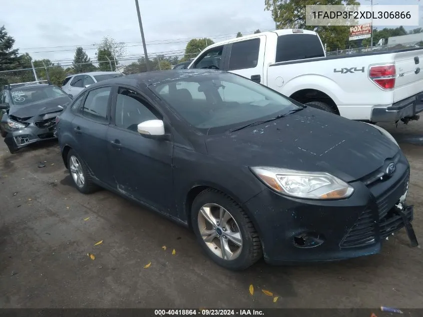 2013 Ford Focus Se VIN: 1FADP3F2XDL306866 Lot: 40418864