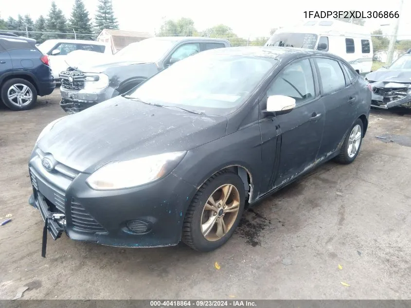 2013 Ford Focus Se VIN: 1FADP3F2XDL306866 Lot: 40418864