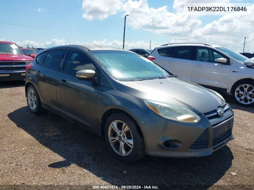 2013 Ford Focus Se VIN: 1FADP3K22DL176846 Lot: 40421574