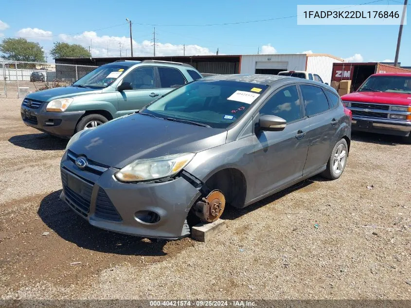 2013 Ford Focus Se VIN: 1FADP3K22DL176846 Lot: 40421574