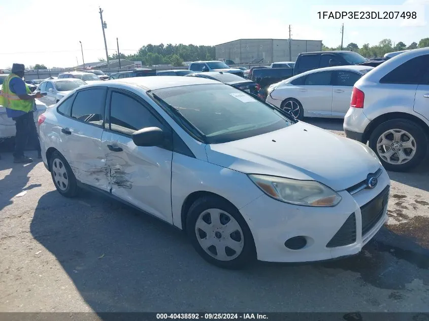 2013 Ford Focus VIN: 1FADP3E23DL207498 Lot: 40438592