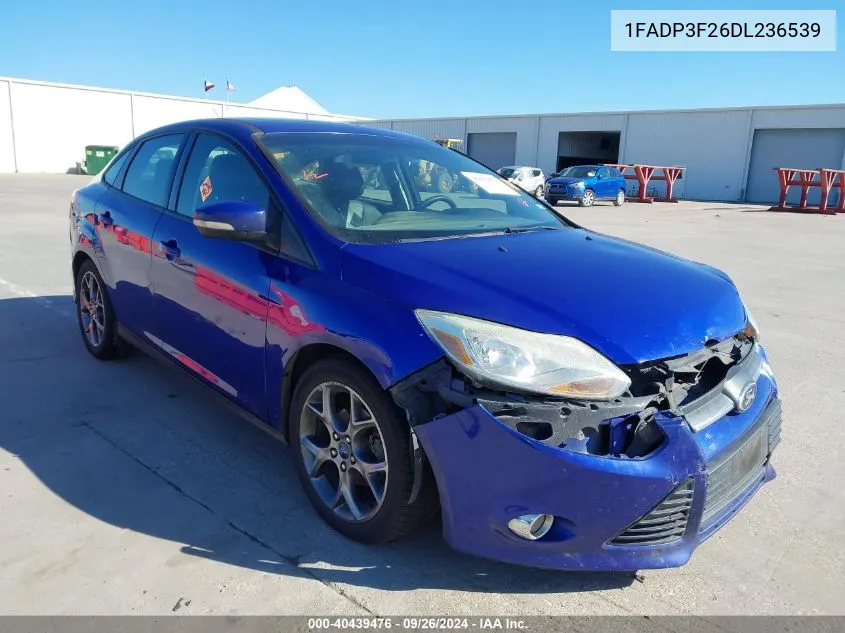 2013 Ford Focus Se VIN: 1FADP3F26DL236539 Lot: 40439476