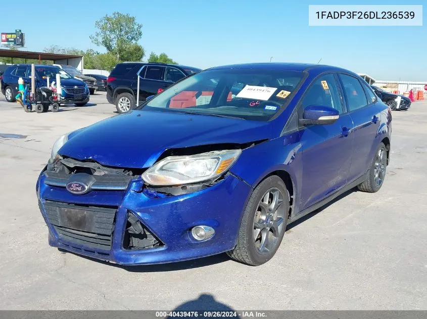 2013 Ford Focus Se VIN: 1FADP3F26DL236539 Lot: 40439476