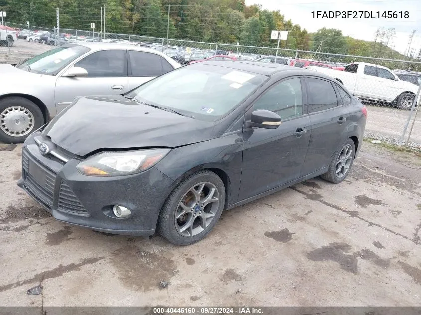 2013 Ford Focus Se VIN: 1FADP3F27DL145618 Lot: 40445160