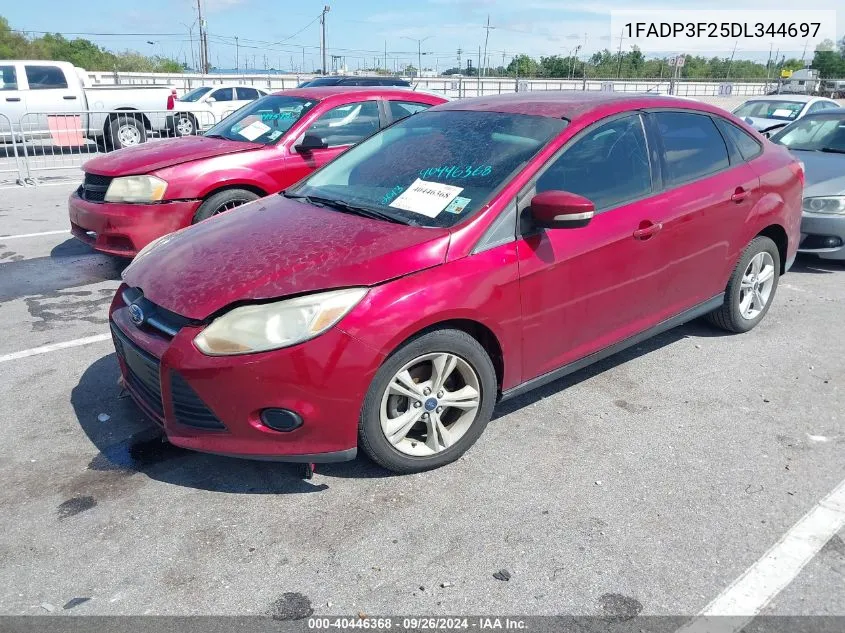 2013 Ford Focus Se VIN: 1FADP3F25DL344697 Lot: 40446368