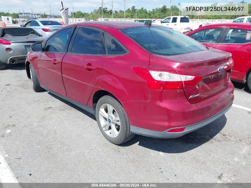 2013 Ford Focus Se VIN: 1FADP3F25DL344697 Lot: 40446368