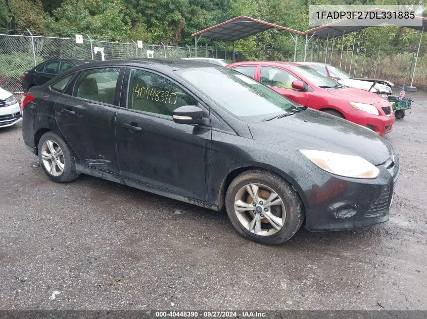 2013 Ford Focus Se VIN: 1FADP3F27DL331885 Lot: 40448390