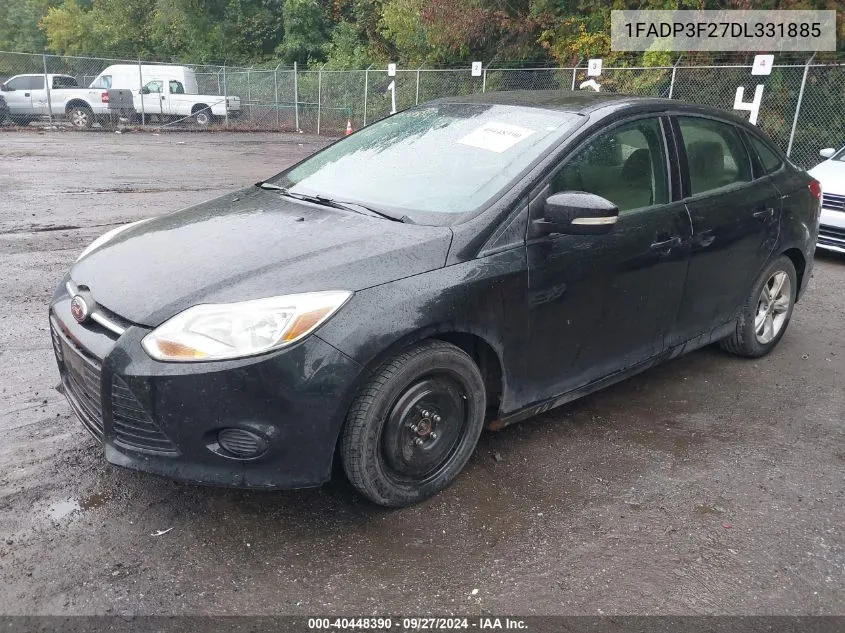 2013 Ford Focus Se VIN: 1FADP3F27DL331885 Lot: 40448390