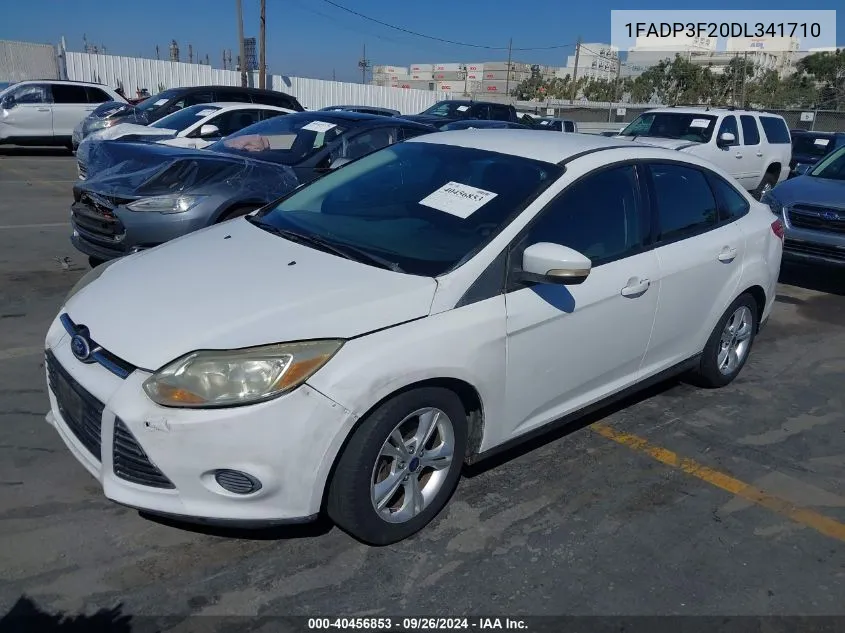 2013 Ford Focus Se VIN: 1FADP3F20DL341710 Lot: 40456853