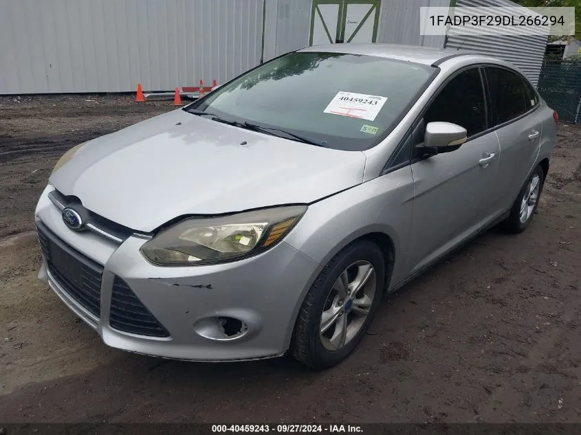 2013 Ford Focus Se VIN: 1FADP3F29DL266294 Lot: 40459243