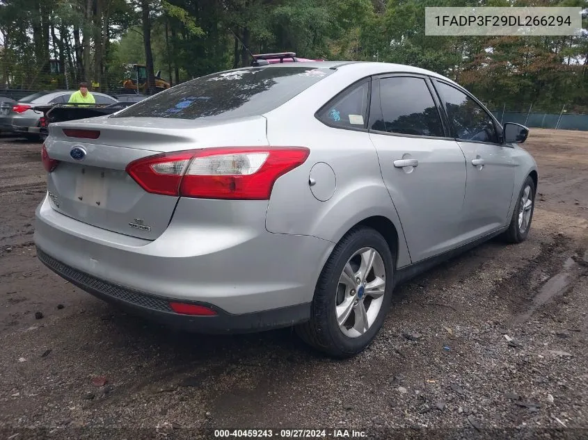 2013 Ford Focus Se VIN: 1FADP3F29DL266294 Lot: 40459243