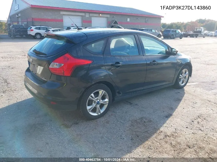 2013 Ford Focus Se VIN: 1FADP3K27DL143860 Lot: 40463754